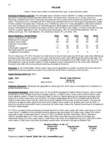 Mineral Commodity Summaries 2015