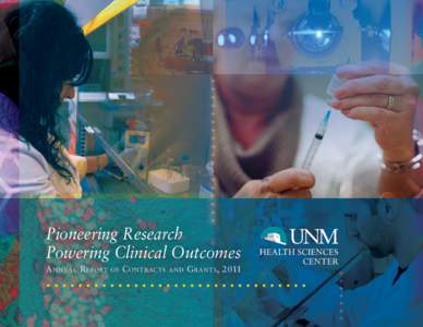 Pioneering Research Powering Clinical Outcomes A nn ual Report of
