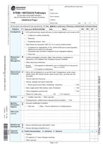 STEMI/NSTEACS Pathway (Additional Page)