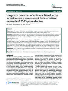 Results at seven years after the use of intracamerular cefazolin as an endophthalmitis prophylaxis in cataract surgery