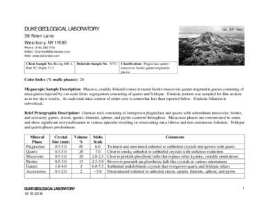 Porphyroblast / Gneiss / Petrography / Mica / Amphibolite / Schist / Litchfieldite / Granulite / Petrology / Metamorphic petrology / Metamorphic rocks