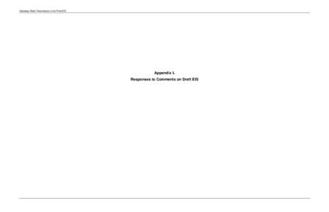 Environmental impact statement / Environmental impact assessment / Sage Grouse / National Environmental Policy Act / Bureau of Land Management / Sunrise Powerlink / Impact assessment / Environment / Prediction