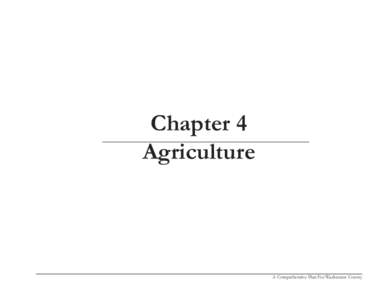 Chapter 4 Agriculture A Comprehensive Plan For Washtenaw County  Washtenaw County