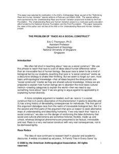 Anthropology / Kinship and descent / Social inequality / Historical definitions of race / Physical anthropology / Historical race concepts / Race / Social interpretations of race / Ethnic group / Zoology / Biology / Megafauna