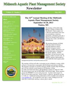 Newsletter Volume 31 Number 2 BOARD OF DIRECTORS Officers GERALD ADRIAN – President