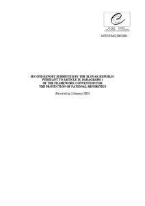 Europe / Minority rights / Constitution of Slovakia / Framework Convention for the Protection of National Minorities / Canadian Charter of Rights and Freedoms / Treaties of the European Union / Human rights / European Union / Minority group / Politics / Politics of Slovakia / Sociology