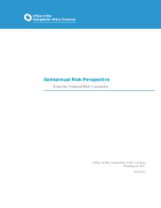 Semiannual Risk Perspective Fall 2013