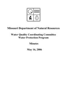 WATER QUALITY COORDINATING COMMITTEE