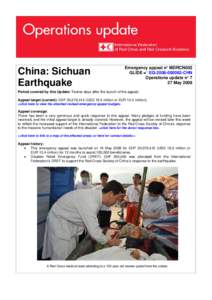 British Red Cross / Beichuan Qiang Autonomous County / American Red Cross / International Red Cross and Red Crescent Movement / International Federation of Red Cross and Red Crescent Societies / Mianyang / Shifang / Humanities / Geography of China / Red Cross Society of China / Sichuan / Chengdu