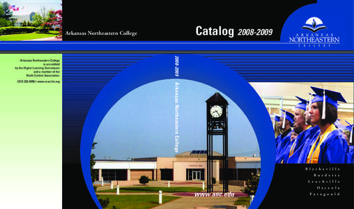 Catalog[removed]Arkansas Northeastern College Arkansas Northeastern College