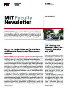 MIT Faculty Newsletter, Vol. XXII No. 3,  January/February 2010