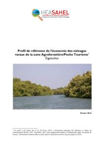 HEA de la Zone Sylvo-Pa  Profil de référence de l’économie des ménages ruraux de la zone Agroforestière/Peche Tourisme1 Ziguinchor