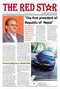 The Red St r Vol-I, Issue-3, February 1-15, 2008 Rswww.krishnasenonline.org  Nepal’s National Magazine