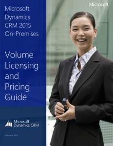 Microsoft Dynamics CRM 2015 On-Premises  Volume
