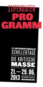 stipendiaten pro gramm braucht es