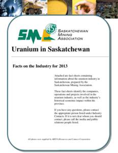 Uranium Reserves and Resources