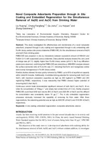 Novel composite adsorbents preparation through in situ coating-embedded regeneration for the simultaneous removal of As(II...