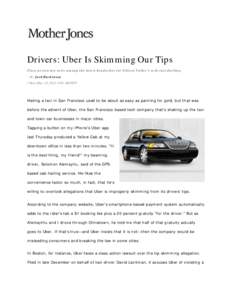 Taxicabs of the United States / Taxicab / Tip / Yellow Cab / Transport / Uber / Transportation in the United States / Transportation in New York City