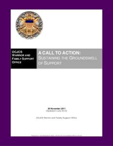 A CALL TO ACTION: Sustaining The Groundswell Of Support