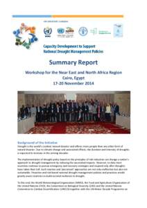 Summary Report Workshop for the Near East and North Africa Region Cairo, EgyptNovemberBackground of the Initiative