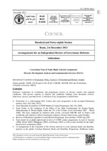 United Nations Development Group / Human Development Report / United Nations System / Alan Doss / United Nations / Development / United Nations Development Programme