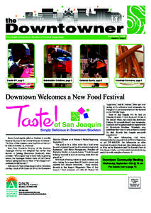 September[removed]Free Guide to Downtown Stockton’s Events & Happenings Events 411, page 2