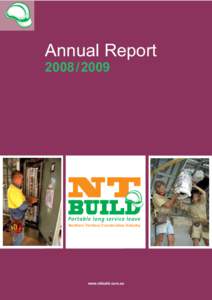 Annual Report[removed]Northern Territory Construction Industry  www.ntbuild.com.au