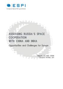 Earth / Sino-Russian relations since / Russia–European Union relations / India–Russia relations / Space policy / Russia / European Space Agency / Valdai International Discussion Club / Russie.NEI.Visions in English / International relations / China–Russia relations / Europe