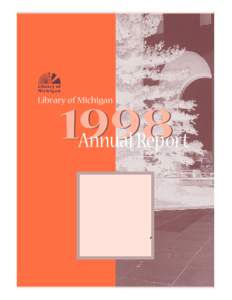 Library of Michigan[removed]Annual Report  Legislative Council