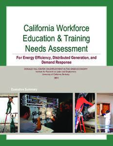 California Workforce Education & Training Needs Assessment