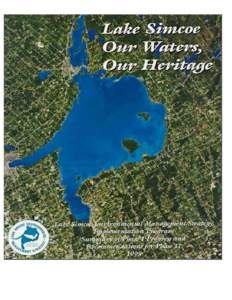 Lake Simcoe, Our Waters, Our Heritage. 1995.