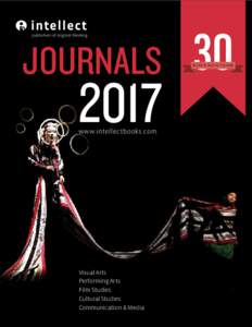 intellect publishers of original thinking journals  2017