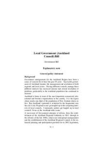 Local government in New Zealand / Auckland / Local Government Act / Territorial authorities of New Zealand / Local government / Unitary authority / Royal Commission on Auckland Governance / Auckland Regional Transport Authority / Government of New Zealand / Regions of New Zealand / Politics of New Zealand