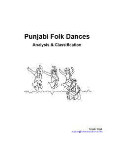 Punjabi Folk Dances Analysis & Classification
