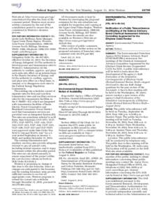 mstockstill on DSK4VPTVN1PROD with NOTICES  Federal Register / Vol. 79, NoMonday, August 11, Notices Web site at: http://www.wapa.gov/ugp/ rates/default.htm after the close of the comment period. Western m