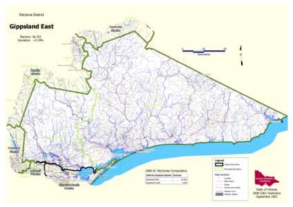 Electoral District TOWONG (S) (S) TOWONG  Gippsland East