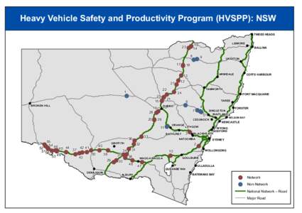 Heavy Vehicle Safety and Productivity Program (HVSPP): NSW ! TWEED HEADS 23 LISMORE