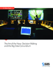 The Art of the Now: Decision Making and the Big Data Conundrum