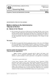 United Nations Security Council Resolution / Tribunal / President / United Nations Dispute Tribunal