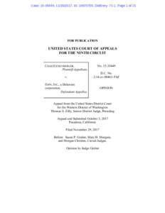 Case: , , ID: , DktEntry: 71-1, Page 1 of 15  FOR PUBLICATION UNITED STATES COURT OF APPEALS FOR THE NINTH CIRCUIT