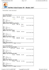 NatWest Island Games XII  Page 1 of 7