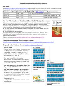 Packaging / Shipping containers / Pallet / EUR-pallet / Intermodal container / Wooden box / Containerization / Australia Standard Pallets / Plastic pallet / Technology / Shipping / Transport