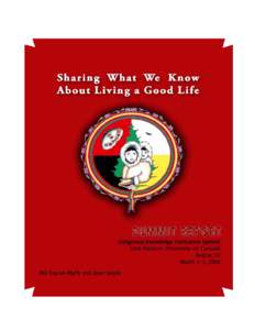Sharing What We Know About Living a Good Life