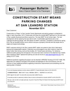 San Leandro /  California / Bay Area Rapid Transit / San Leandro / AC Transit / Transportation in California / Transportation in the United States / Transportation in the San Francisco Bay Area