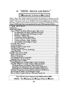 Microsoft Word - SRIM 08 - TRIM Setup and Input.doc