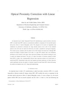 Optical proximity correction / Linear regression / Gauss–Markov theorem / Convex function / Errors and residuals in statistics / Dummy variable / Statistics / Regression analysis / Econometrics