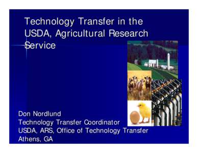 USDA, Agricultural Research Service