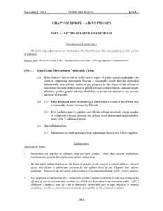 Law enforcement in the United States / Attempt / Official victim / United States Federal Sentencing Guidelines / United States federal probation and supervised release / Criminal law / Law / United States federal law