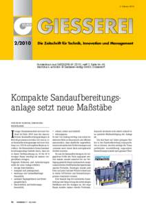 2. FebruarDie Zeitschrift für Technik, Innovation und Management