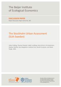 MILLENNIUM ECOSYSTEM ASSESSMENT